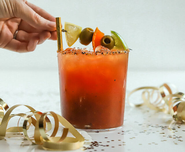 Bloody Citrus Caesar Cocktail