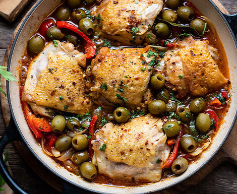 Chicken Stew with Olives