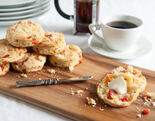 Roasted Red Pepper, Gruyere & Chive Biscuits