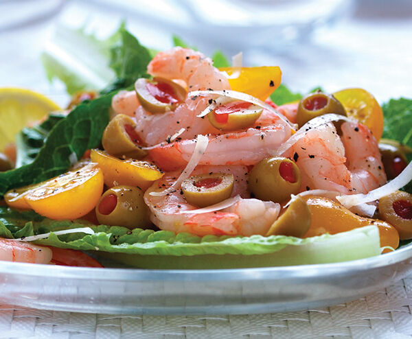 Shrimp and Green Olive Antipasto Salad